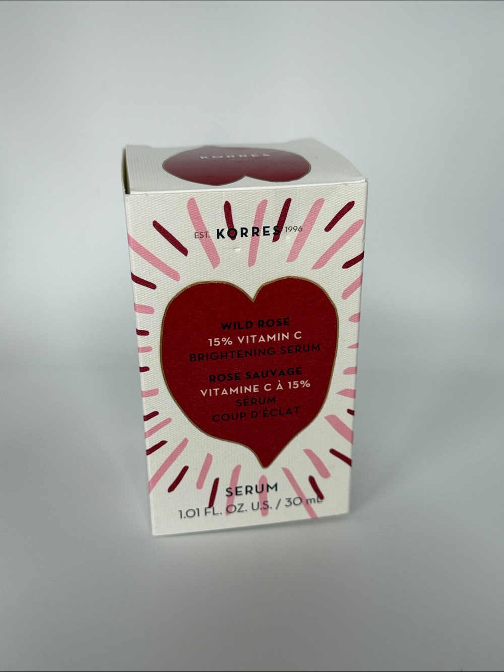Korres Wild Rose Brightening Serum - Brand new in box